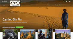 Desktop Screenshot of caminosinfin.com